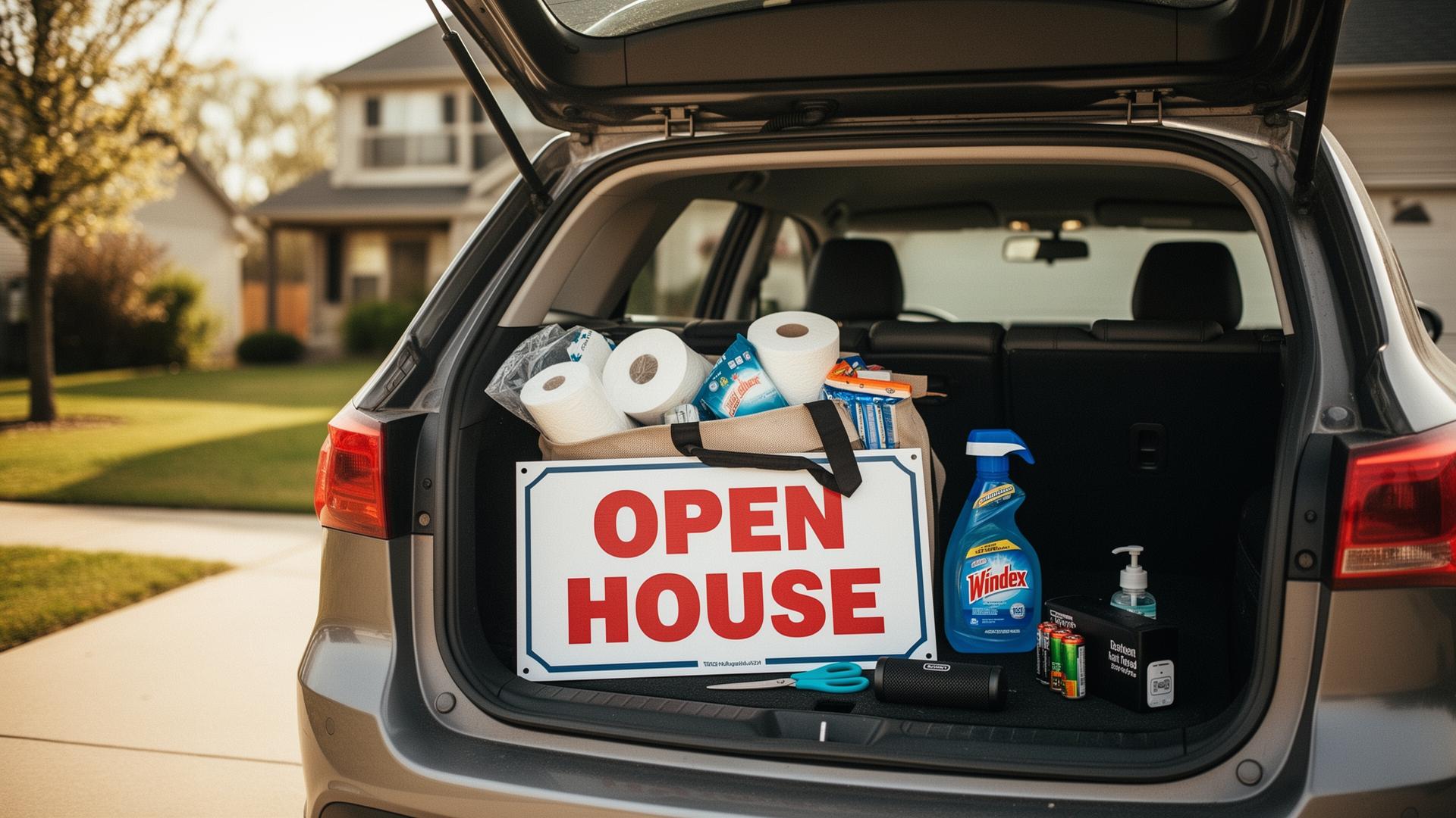 My Open House Go Bag (Or: Why There's Toilet Paper in My Trunk)